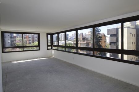 Sala de apartamento à venda com 3 quartos, 125m² em Petrópolis, Porto Alegre