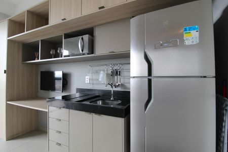 Cozinha de kitnet/studio para alugar com 1 quarto, 30m² em Vila Olímpia, São Paulo