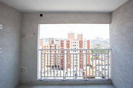 Varanda da Sala de apartamento à venda com 2 quartos, 43m² em Conceição, Diadema