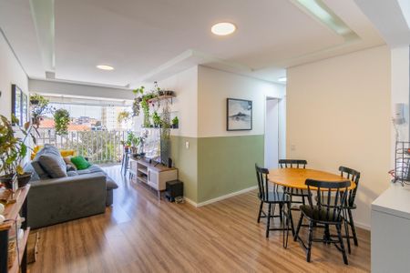 Sala de apartamento à venda com 3 quartos, 75m² em Vila Campestre, São Paulo