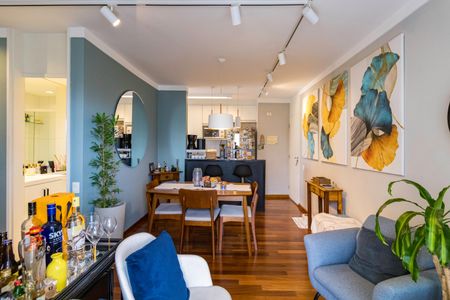 Sala de apartamento à venda com 2 quartos, 68m² em Jardim Monte Kemel, São Paulo