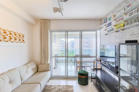 Sala de apartamento à venda com 2 quartos, 58m² em Brooklin, São Paulo