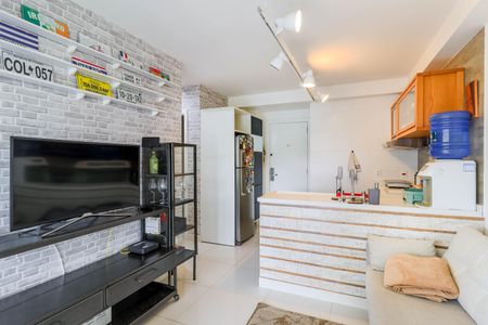 Sala de apartamento à venda com 2 quartos, 58m² em Brooklin, São Paulo