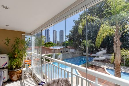 Varanda de apartamento à venda com 3 quartos, 96m² em Chácara Santo Antônio (zona Sul), São Paulo