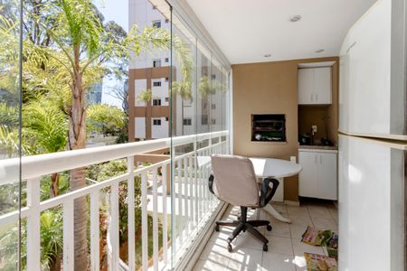 Varanda de apartamento à venda com 3 quartos, 96m² em Chácara Santo Antônio (zona Sul), São Paulo