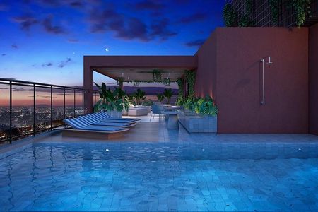 Apartamento para alugar com 36m², 1 quarto e sem vaga Apartamento para alugar com 36m², 1 quarto e sem vagaÁrea comum - Piscina