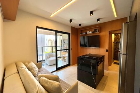 Sala de apartamento para alugar com 1 quarto, 37m² em Chácara Inglesa, São Paulo