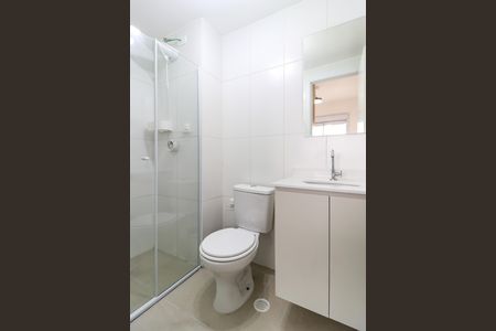 Apartamento para alugar com 27m², 1 quarto e sem vaga Apartamento para alugar com 27m², 1 quarto e sem vagaBanheiro da Suíte
