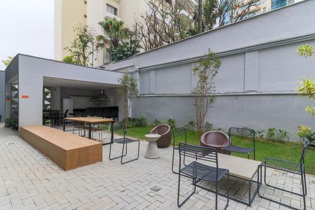Apartamento para alugar com 27m², 1 quarto e sem vaga Apartamento para alugar com 27m², 1 quarto e sem vagaÁrea comum - Churrasqueira