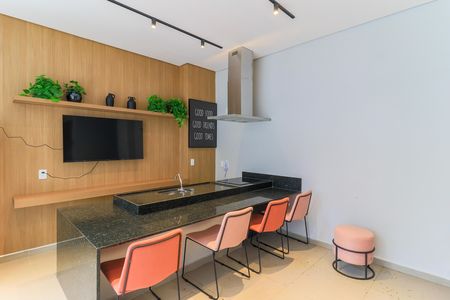 Apartamento para alugar com 27m², 1 quarto e sem vaga Apartamento para alugar com 27m², 1 quarto e sem vagaÁrea comum - Espaço Gourmet
