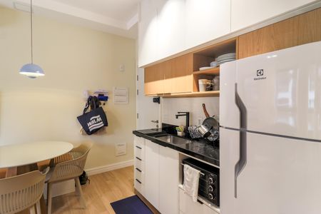 Studio à venda com 30m², 1 quarto e sem vagaCozinha