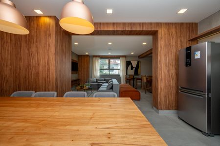 Apartamento à venda com 28m², 1 quarto e sem vaga Apartamento à venda com 28m², 1 quarto e sem vagaÁrea comum - Salão de festas