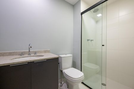 Apartamento à venda com 28m², 1 quarto e sem vaga Apartamento à venda com 28m², 1 quarto e sem vagaBanheiro da Suíte