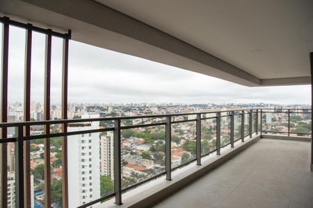 Sacada de apartamento à venda com 3 quartos, 155m² em Campo Belo, São Paulo