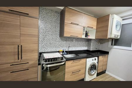 Cozinha de apartamento à venda com 1 quarto, 43m² em Brás, São Paulo