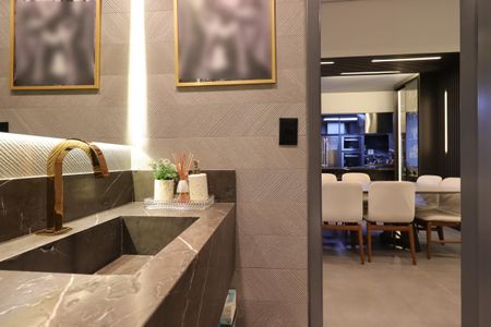 Apartamento à venda com 126m², 2 quartos e 1 vagaBanheiro Social