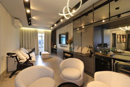 Sala de apartamento à venda com 2 quartos, 126m² em Centro, Santo André