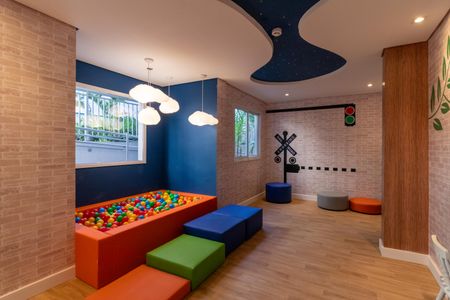 Apartamento à venda com 39m², 1 quarto e sem vaga Apartamento à venda com 39m², 1 quarto e sem vagaÁrea comum - Brinquedoteca