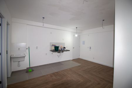 Sala/Cozinha de apartamento para alugar com 1 quarto, 36m² em Vila Sonia, São Paulo