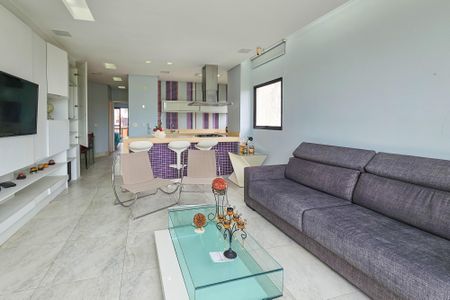 Sala de apartamento para alugar com 3 quartos, 215m² em Tortuga, Guarujá