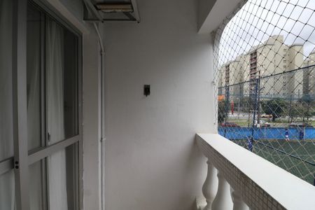 Varanda de apartamento para alugar com 2 quartos, 82m² em Jardim Tres Marias, Guarujá