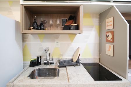 Studio à venda com 25m², 1 quarto e sem vagaCozinha