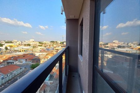 Varanda da Sala de apartamento para alugar com 1 quarto, 37m² em Parque Industrial, Campinas