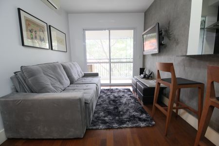 Sala de apartamento à venda com 2 quartos, 58m² em Jardim Leonor, São Paulo