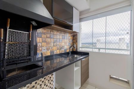 Varanda Gourmet de apartamento à venda com 2 quartos, 62m² em Vila Barros, Guarulhos