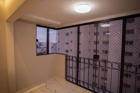 Varanda da Sala de apartamento à venda com 3 quartos, 77m² em Santa Teresinha, São Paulo