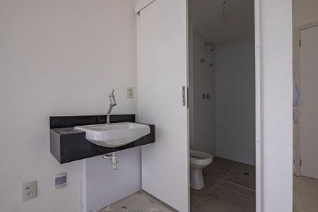 Banheiro de kitnet/studio à venda com 1 quarto, 22m² em Jardim Paulista, São Paulo