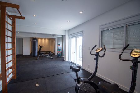 Apartamento para alugar com 37m², 1 quarto e 1 vaga Apartamento para alugar com 37m², 1 quarto e 1 vagaÁrea comum - Academia