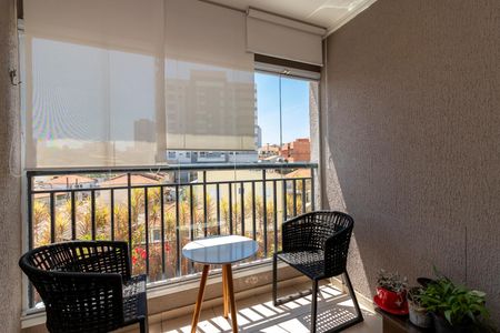 Varanda da Sala de apartamento à venda com 3 quartos, 82m² em Vila Dom Pedro Ii, São Paulo