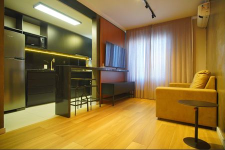 Sala de apartamento para alugar com 2 quartos, 58m² em Centro, Novo Hamburgo