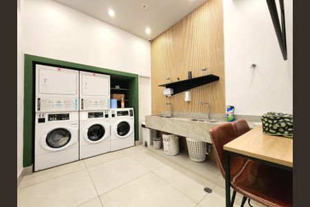 Apartamento para alugar com 32m², 1 quarto e sem vagaLavanderia