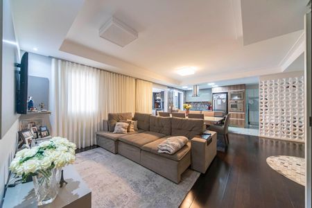 Sala de apartamento à venda com 3 quartos, 124m² em Campestre, Santo André