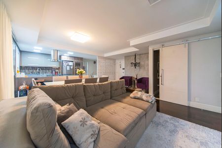 Sala de apartamento à venda com 3 quartos, 124m² em Campestre, Santo André