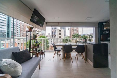 Apartamento à venda com 124m², 3 quartos e 2 vagasvaranda