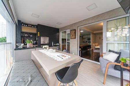 varanda de apartamento à venda com 3 quartos, 124m² em Campestre, Santo André