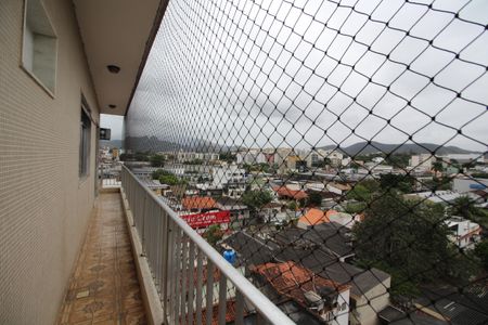 Varanda de apartamento à venda com 3 quartos, 100m² em Taquara, Rio de Janeiro