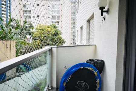 Sacada Sala de apartamento à venda com 3 quartos, 116m² em Vila Monte Alegre, São Paulo