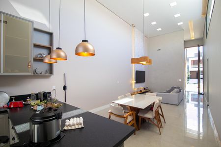 Sala de casa de condomínio para alugar com 3 quartos, 270m² em Vila Brizzola, Indaiatuba