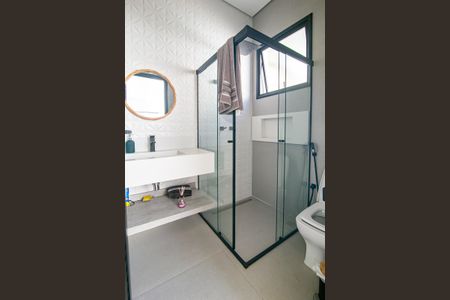 Casa de condomínio para alugar com 270m², 3 quartos e 4 vagasBanheiro da Área Gourmet