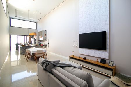 Sala de casa de condomínio para alugar com 3 quartos, 270m² em Vila Brizzola, Indaiatuba