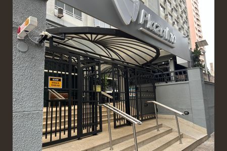 Apartamento para alugar com 28m², 1 quarto e 1 vagaFachada do Prédio