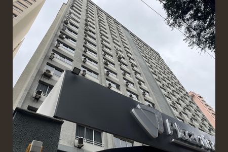 Apartamento para alugar com 28m², 1 quarto e 1 vagaFachada do Prédio