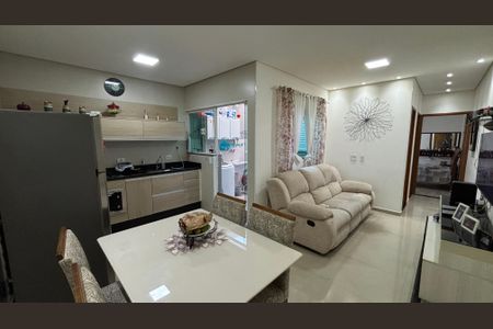 Sala - Sala de Jantar de apartamento à venda com 2 quartos, 58m² em Vila Curuçá, Santo André