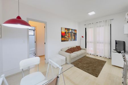 Sala de apartamento para alugar com 1 quarto, 52m² em Parque Residencial Aquarius, São José dos Campos
