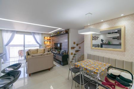 Sala de apartamento para alugar com 3 quartos, 100m² em Vila Campestre, São Paulo