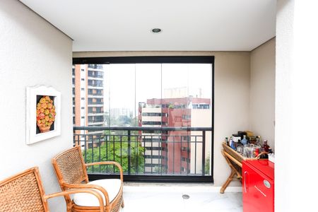Varanda da Sala de apartamento para alugar com 2 quartos, 64m² em Jardim Parque Morumbi, São Paulo